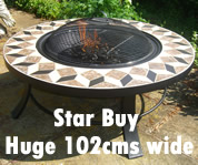 Round Barbecue Fire Pit